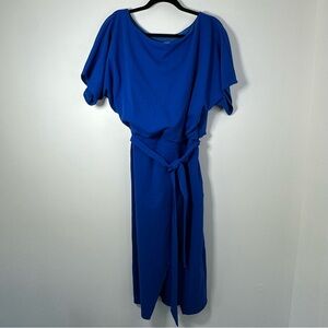 Joseph Ribkoff Women’s Royal Blue A Line Midi Dress Size 20 NWT